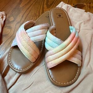 Shade & Shore Women’s Perla Crossband Slide Sandal